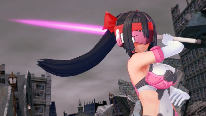 洗脳中はアクメビームソードで人狩りに勤しむアサギちゃん 