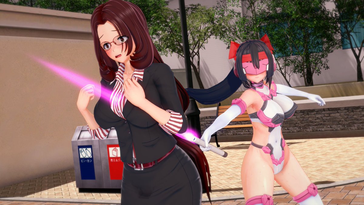 洗脳中はアクメビームソードで人狩りに勤しむアサギちゃん 