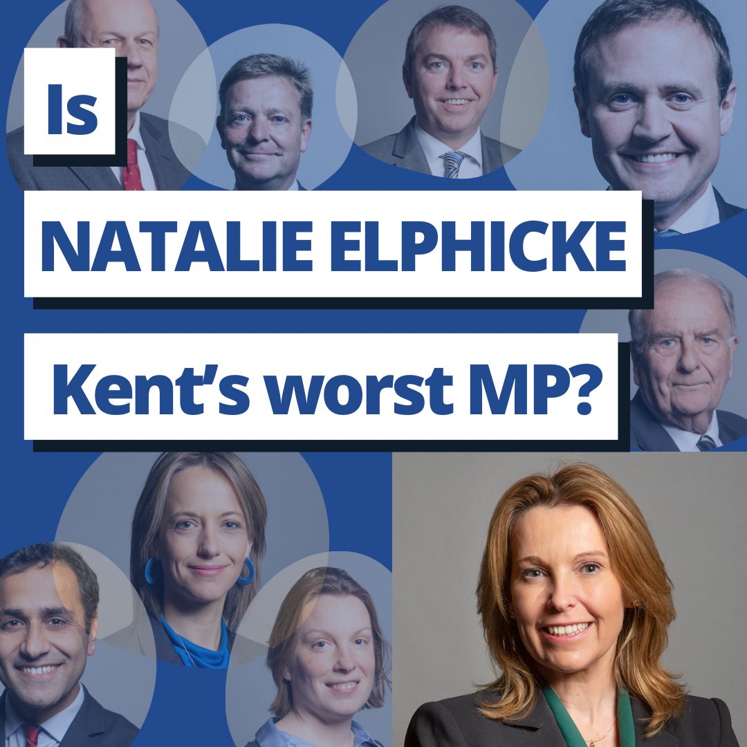 After a bad Christmas on twitter, we’re wondering, is Ms Elphicke Kent’s worst MP?