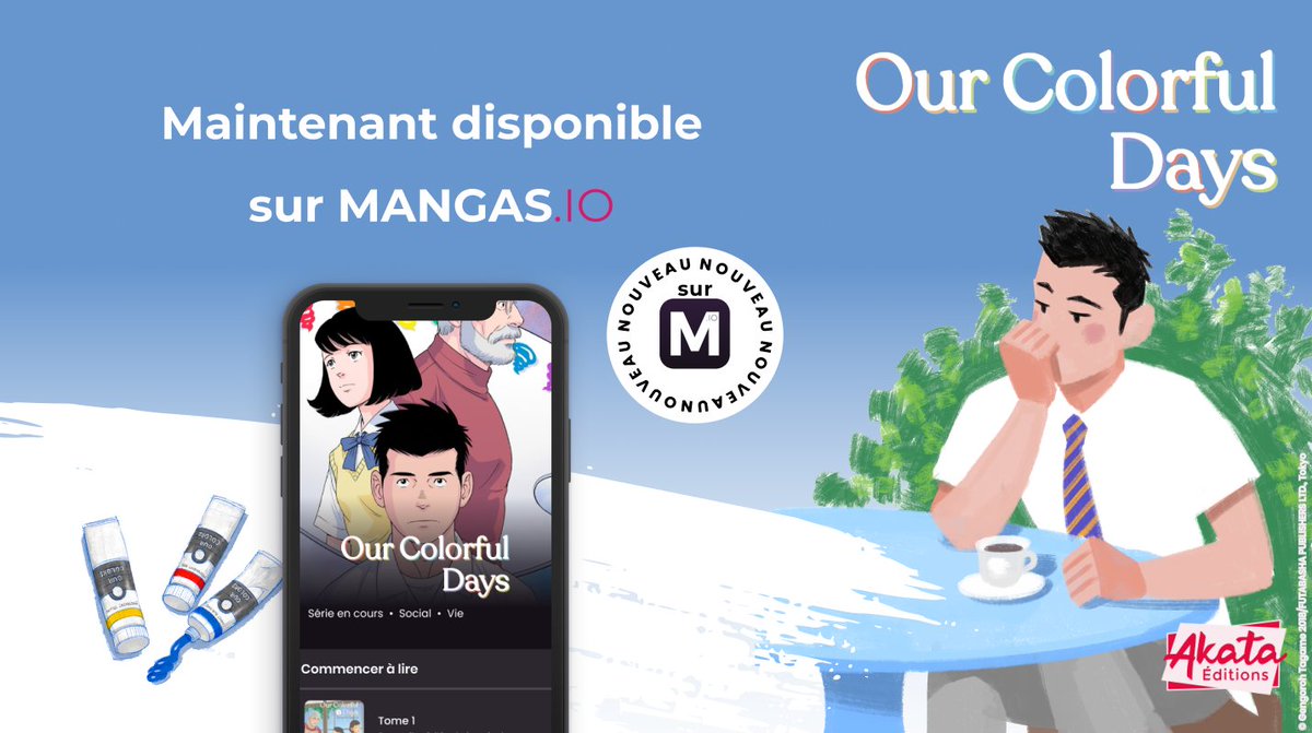 io_mangas's tweet photo. [NOUVEAUTÉ] Découvrez les 3 premiers chapitres de #OurColorfulDays de chez @AKATAmanga, par l'auteur de #LeMariDeMonFrère ! 🏳️‍🌈

Une série séduisante, à la fois douce et précise, autant dans les visuels que dans la narration, à consommer sans modération. 💜 https://t.co/BFFQE63gc7