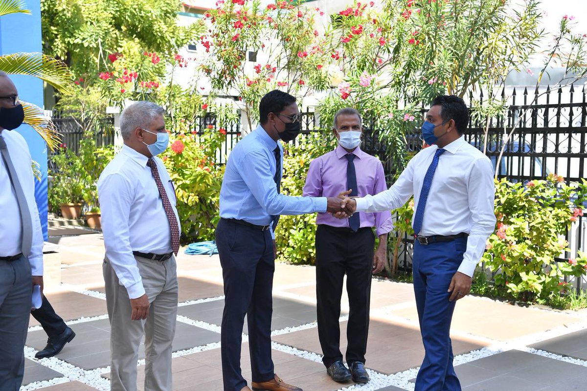 presidencymv's tweet photo. Vice President @FaisalNasym attends the inauguration of @MaldivianAero Aviation Academy https://t.co/daUyX6OcpD