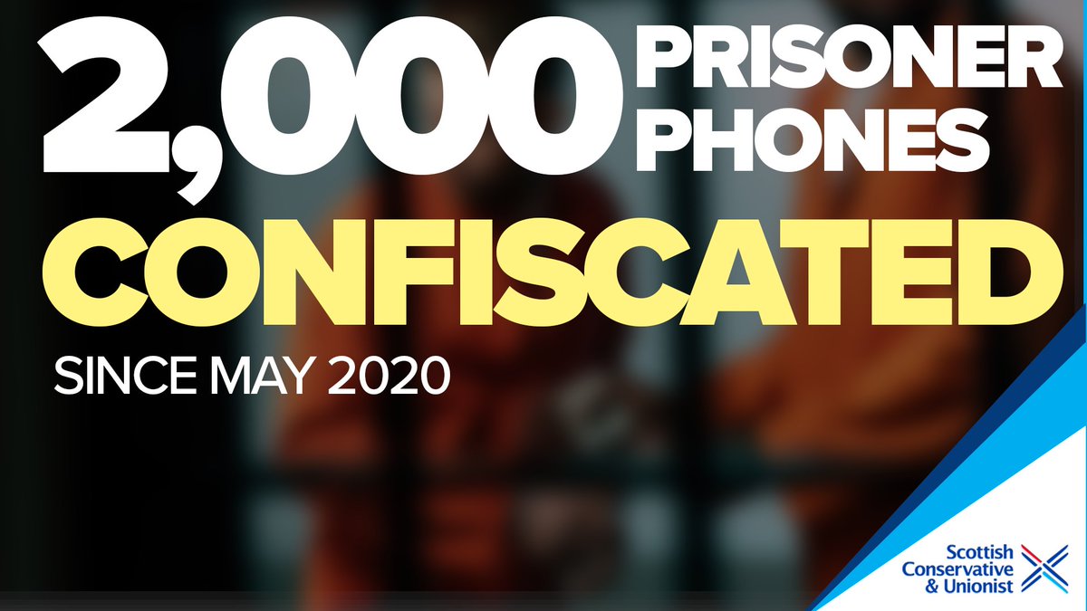 ScotTories's tweet photo. The SNP's 'unhackable' phones - that cost the taxpayer £2.7 million - are being hacked by prisoners and used to deal drugs. 

Instead of temporarily confiscating the handsets, they must be removed from Scotland's prisons immediately. https://t.co/e7LzOZHXkK