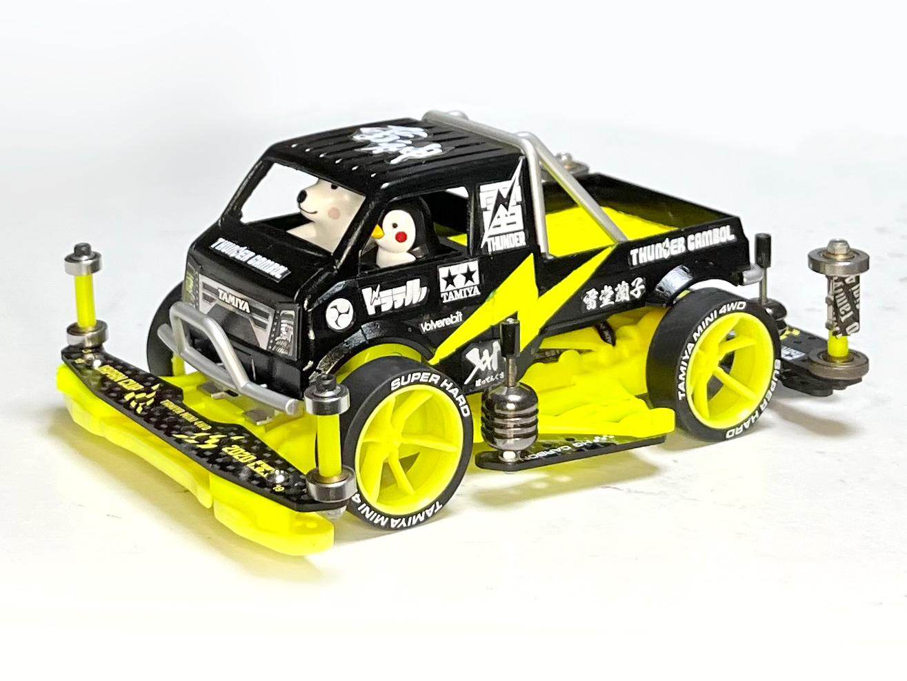 ミニ四駆・K4ギャンボー】白ギャンボー軽トラ風味のご紹介