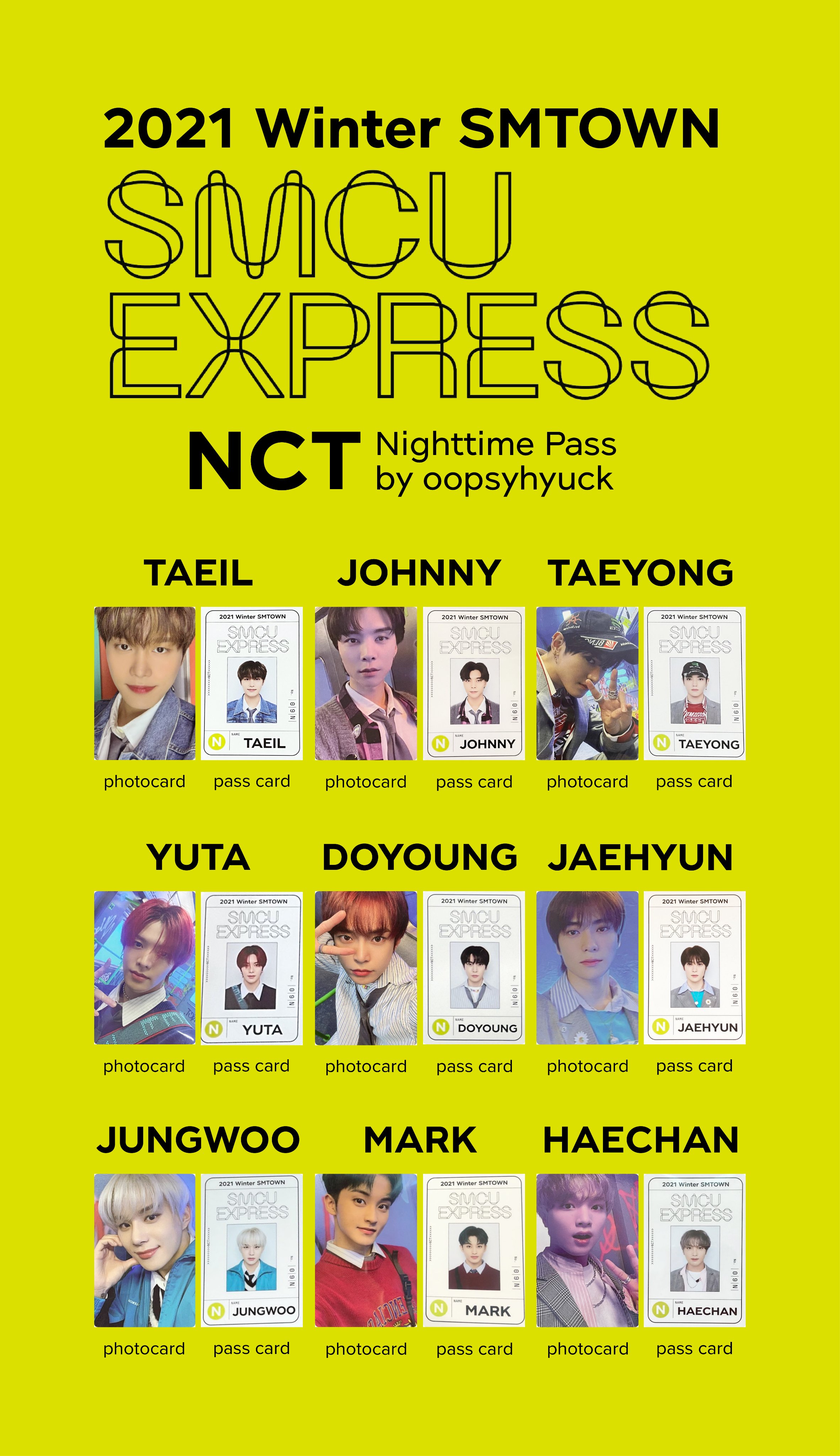 SMCU EXPRESS SMTOWN ver. ウィンウィン トレカ