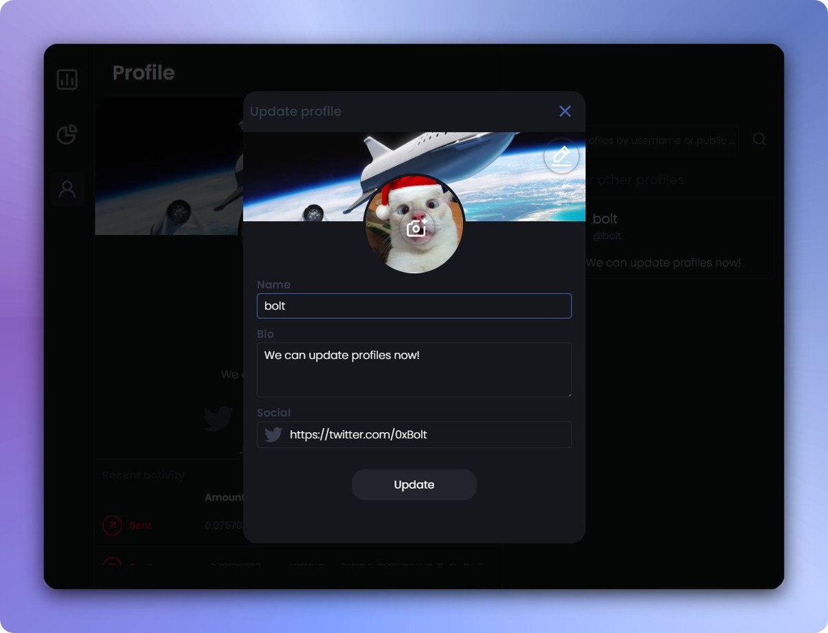 NodeAir's tweet photo. Get yourself a new custom look, defaults are for dummies isn't it?

▫️ Option to update profile
▫️ Social media icon on profile
▫️ Fresh registration dropdown look https://t.co/8WZmXNTCkc