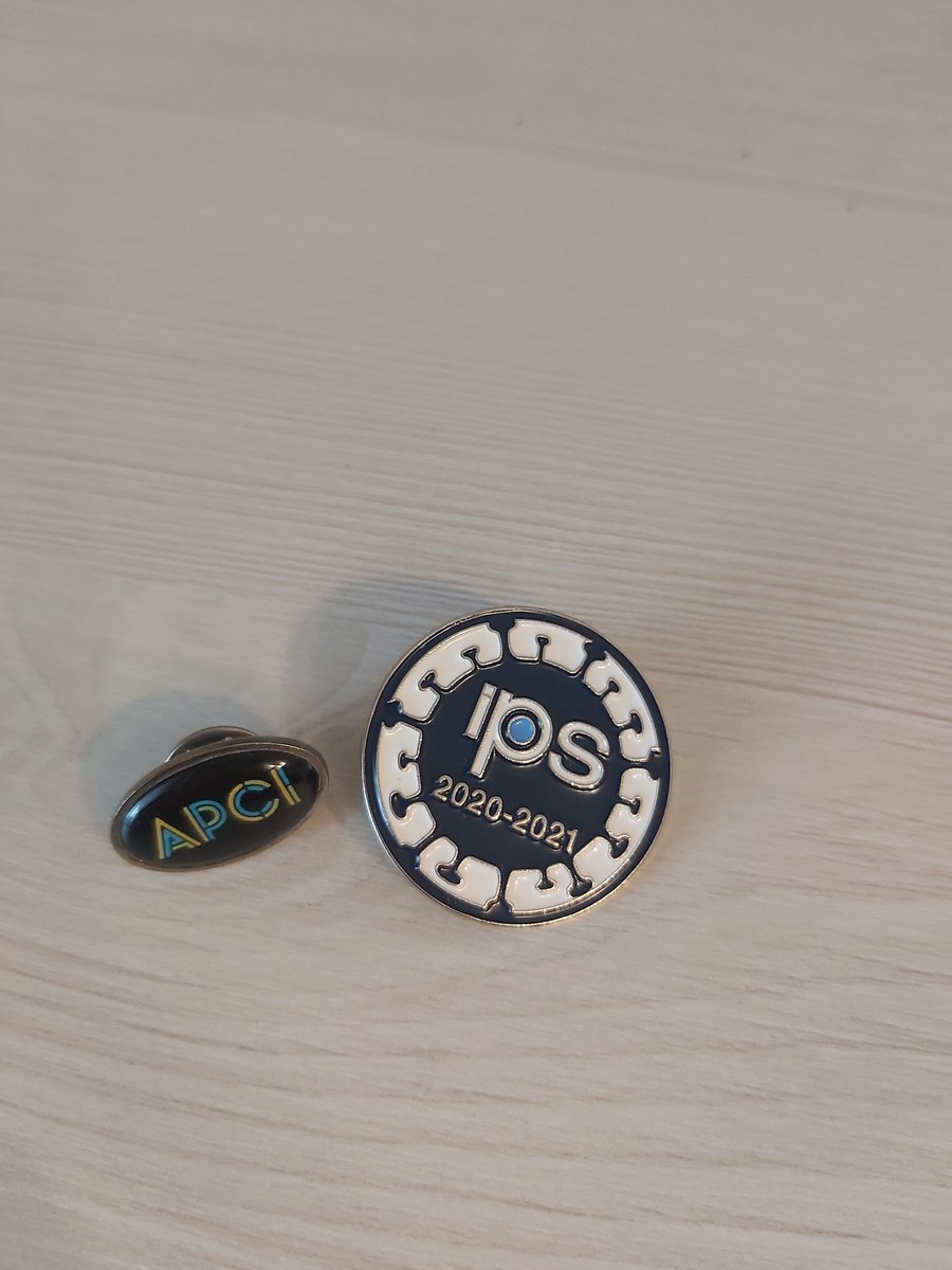 Tocmai ce am primit pin-ul IPS...mandra ca sunt membru in <a href="/IPS_Infection/">IPS</a> , dar mai mandra ca fac parte din familia #APCI Asociatia pentru Prevenirea și Controlul Infecțiilor, care de altfel este afiliata #IPS
😉