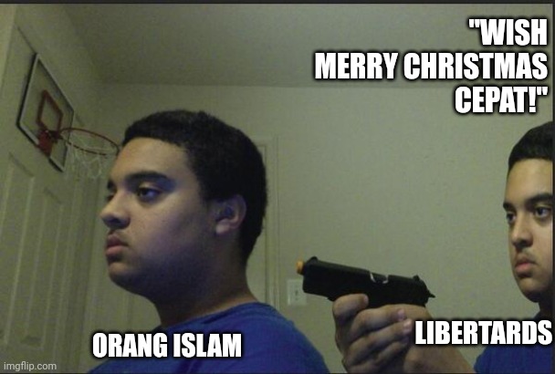 Alayubi998's tweet photo. Libetards every single year, masa Christmas be like... https://t.co/a6VdAyz6y9