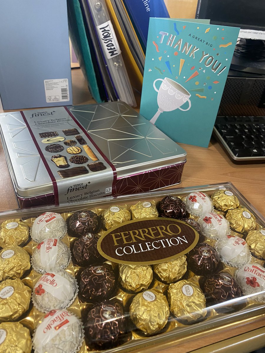 Another lovely appreciation gift from a patient who was successfully discharged today 😊 <a href="/LancsHospitals/">Chorley & Royal Preston</a>