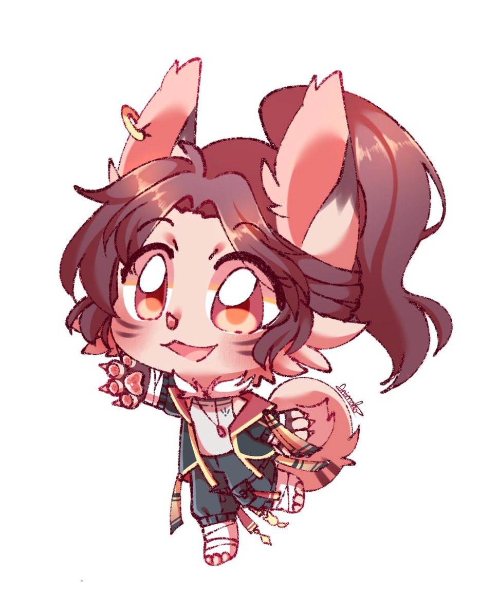 Onimoko_Momoiro's tweet photo. Art-offer for someone on Facebook, their babi is so cute (´,,•ω•,,)❤

#my_art #color_sketch #one_tone_shade #chibi #full_body https://t.co/KuFKMYKEih
