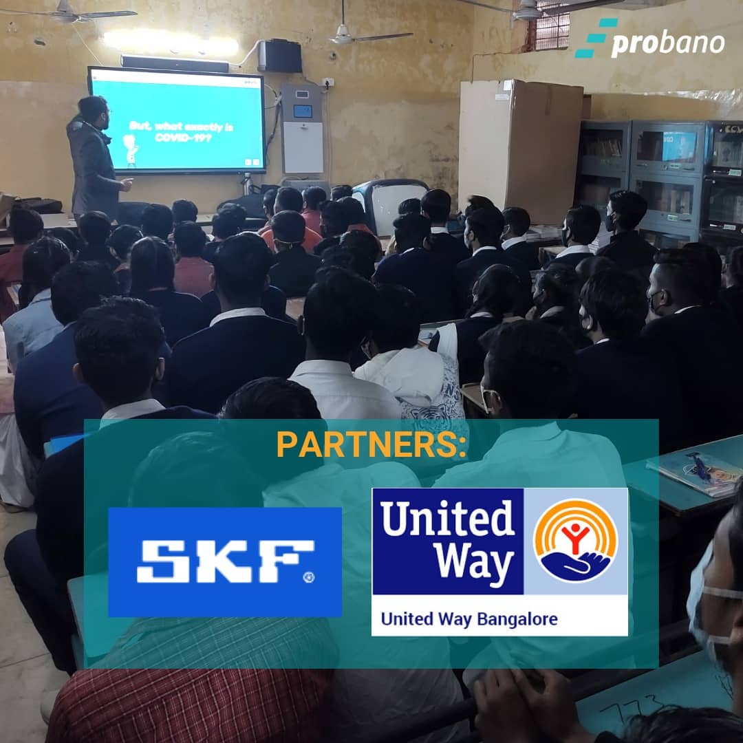 probanoedu's tweet photo. Let's end this year and start a new one with new hopes and aspirations.

Here's a picture of us at @probano_edu, making our small contribution to the future of India, helping these young students create a successful and sustainable career one step at a time.

#ProBano https://t.co/3P7zlg2xXG
