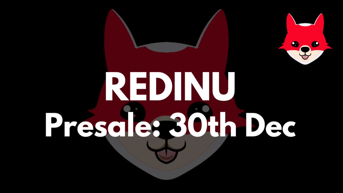 ClicarNetwork's tweet photo. #RedInu - the son of #Doge - is a community-driven NFT's platform
๐ญBig marketing is coming!
๐ธBUSD Rewards
๐Buy a bag now and be happy too
๐ฐ$Redinu Presale on pinksale https://t.co/BHZqhrp2b2
๐ December 30 -7:00 PM UTC
๐ฆ@RedInutoken
๐ฒ https://t.co/mhR4zS4Bv8 https://t.co/TbR5ZQ0kpS