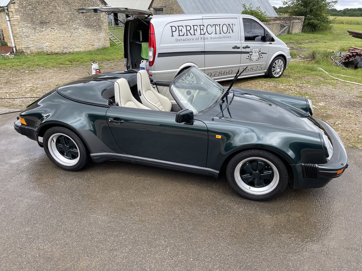 perfectionvalet's tweet image. As rare as these are I’ve worked on a couple this year. The first was back in July. 
The 911 Speedster. #pv2021