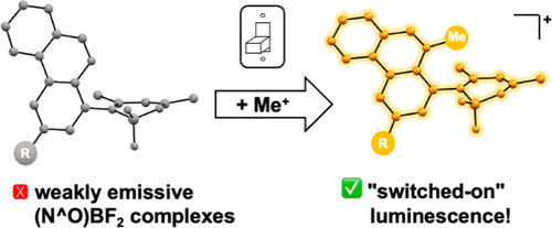 Donor–Acceptor Boron-Ketoiminate Complexes with Pendent N-Heterocyclic Arms: Switched-on Luminescence through N-Heterocycle Methylation (<a href="/JOC_OL/">J Org Chem/Org Lett</a>): pubs.acs.org/doi/abs/10.102… (@Herbert_lab).