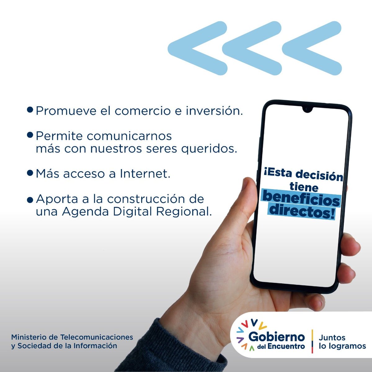 infoquinara's tweet photo. ¡Desde este 1 de enero la 
@ComunidadAndina
 elimina recargos por roaming internacional!

Esto significa que ya puedes comunicarte Teléfono móvil desde cualquier lugar de Bolivia, Colombia, Ecuador y Perú sin pagar más.

#JuntosCumplimos #RoamingSinRecargos 
@vmaino https://t.co/tFqAXjeRze