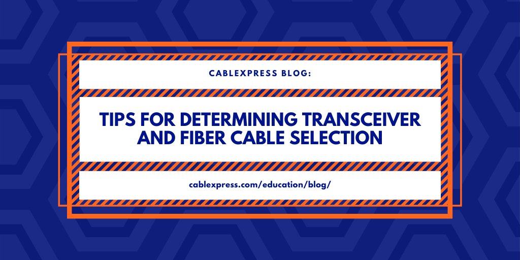 CABLExpress's tweet photo. Want to know which transceivers and fiber cables to use in your installation? Our blog post helps explain how to decide between the different speed and distance options for your cabling https://t.co/P1EnOdHV4x #networkcabling #datacenter #structuredcabling #fiberopticcabling https://t.co/advF2ucL6c