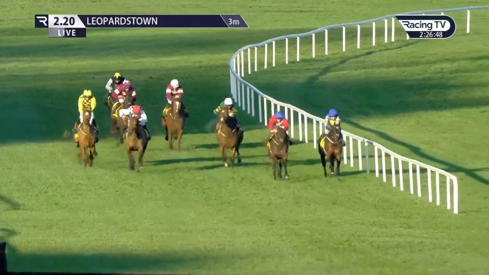Twitter 上的racing Tv Another Thrilling Finish In The Savills Chase Galvin Finishes With A Real Flourish Under A Fine Davy Russel Ride To Deny A Plus Tard In The Big Race At Leopardstownrc