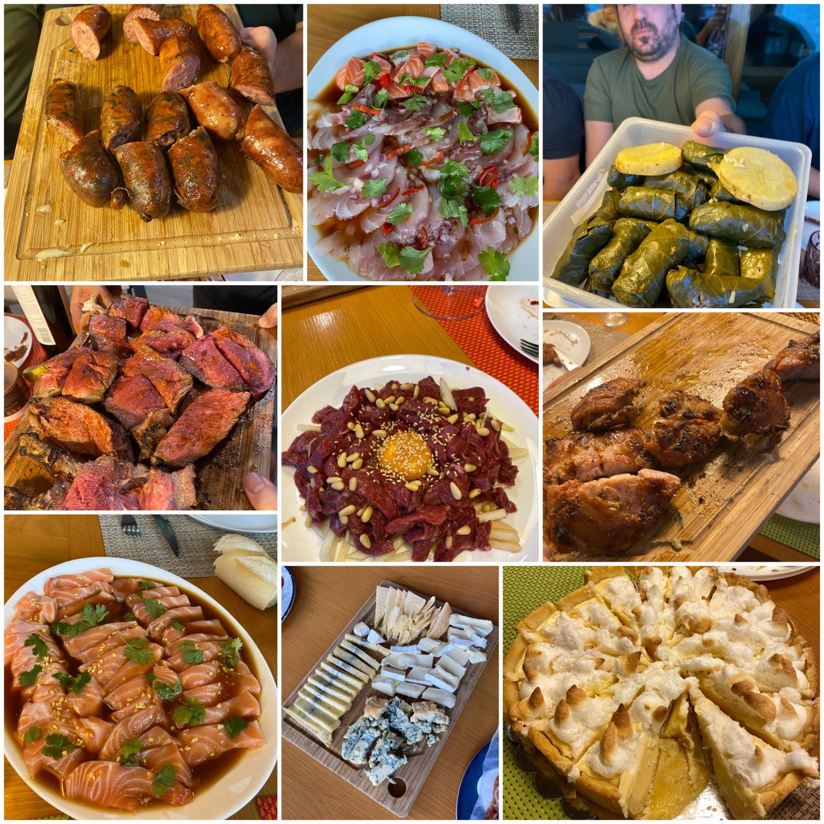 Fin de año #gsn &amp; #awt se juntaron 2 potencias y no paraban de caer bombas!
Q crack mi amigo <a href="/leemicael/">Micael Lee</a> con sus #tiraditos y #tartar 🍷❤️