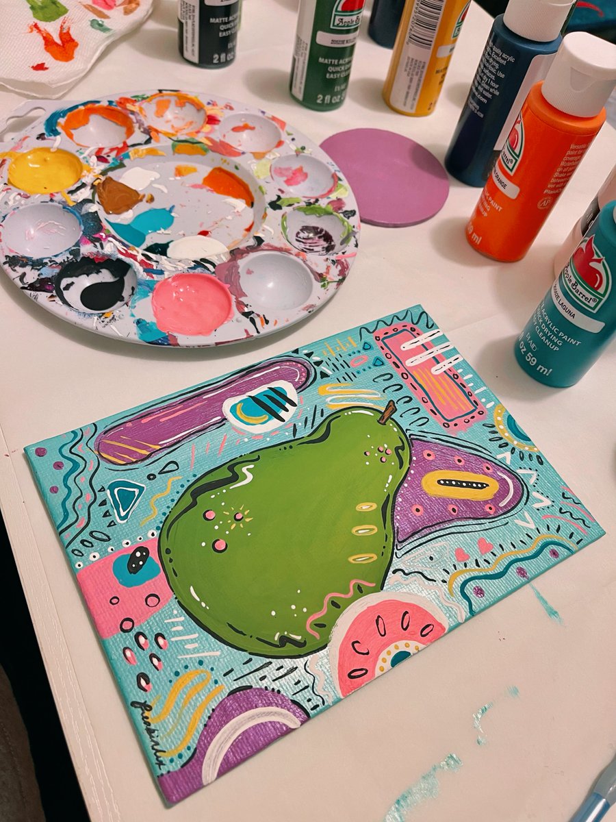 freakinlex's tweet image. this is different from my usual; abstract pear panel