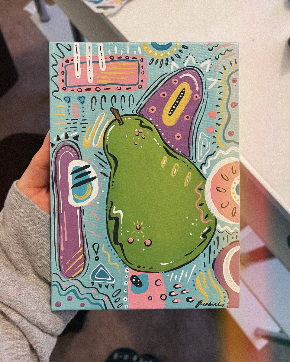 freakinlex's tweet image. this is different from my usual; abstract pear panel