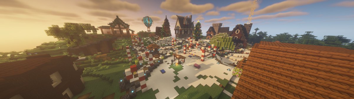 PleasantSMP's tweet photo. Here are some beautiful screenshots from the lovely AngelofWoe! This is New Spawnia, the new town being constructed in the 1.18 generation of #PleasantJunctionSMP 

As you can see, players have been hard at work! 🤩 #Minecraft #MinecraftBuilds #MinecraftSMP #SurvivalMinecraft https://t.co/zHnnm86LpC