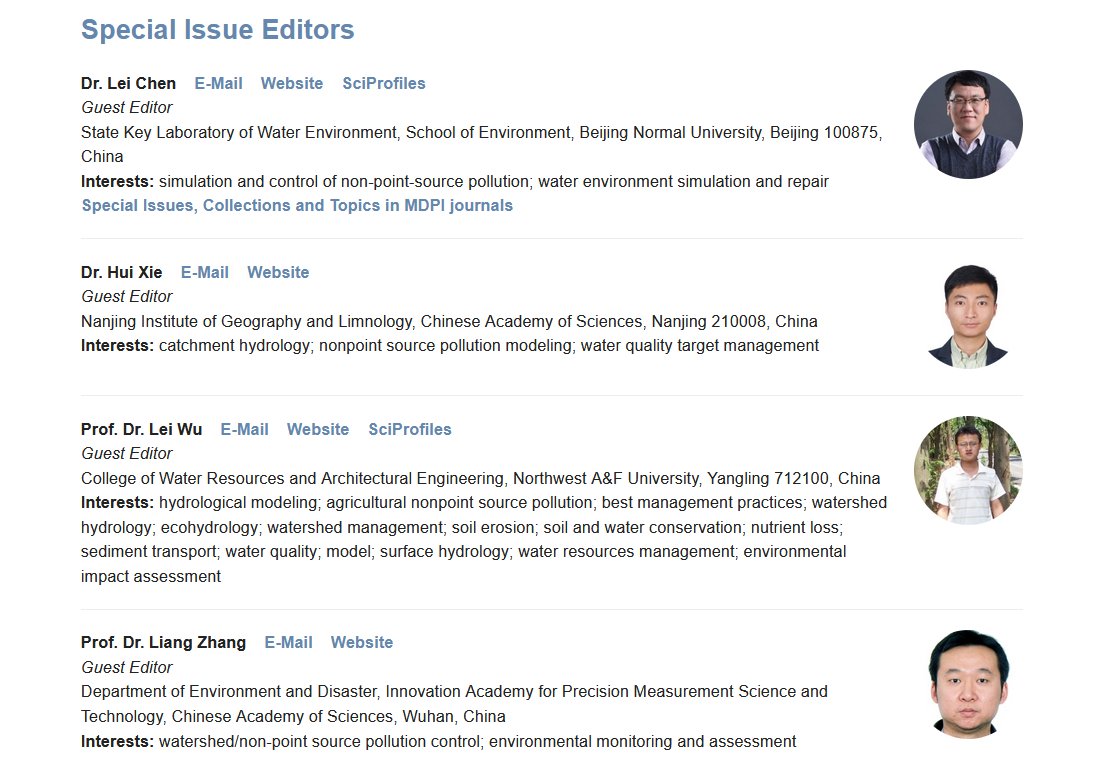 JadeWei0109's tweet image. Lei Chen @BNU_Official, Hui Xie, Lei Wu and Liang Zhang are running a Special Issue "Point-Source and Diffuse Water Pollution" in @Water_MDPI. Deadline: 𝟐𝟎 𝐉𝐚𝐧𝐮𝐚𝐫𝐲 𝟐𝟎𝟐𝟐. Submit your research here mdpi.com/journal/water/….

#NonpointSourcePollution
#DiffusePollution