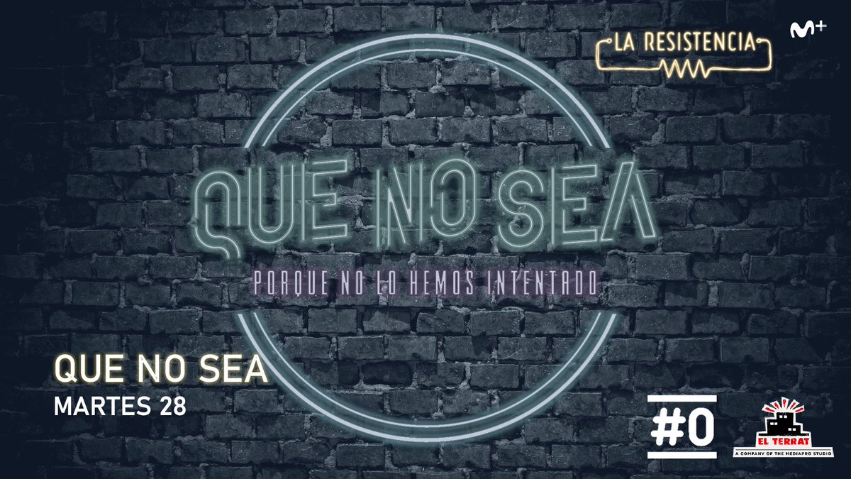 QueNoSeaPodcast's tweet photo. Ya lo podemos confirmar! 🤯
#QueNoSea  estará esta misma noche en @LaResistencia 💡
 
Nos vemos luego @davidbroncano !! 😎 https://t.co/wU17UCMWke