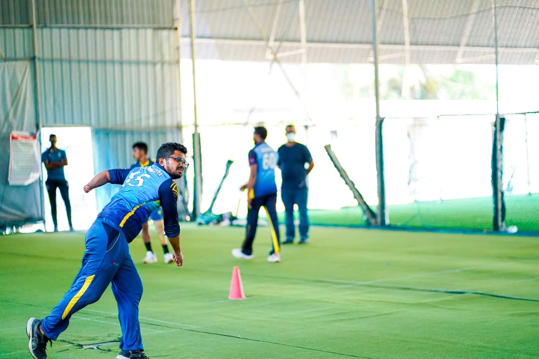 ICCPCofficial's tweet photo. Sri Lanka Cricket Association for Physically Challenged National Squads training session on December 22 and 23 at Negombo indoor cricket academy, under Guest Coach Dammika Prasad.

#ICCPC
#DisabilityCricket #srilanka #SriLankaPhysicallyChallengedCricket https://t.co/p51sDWXcKe