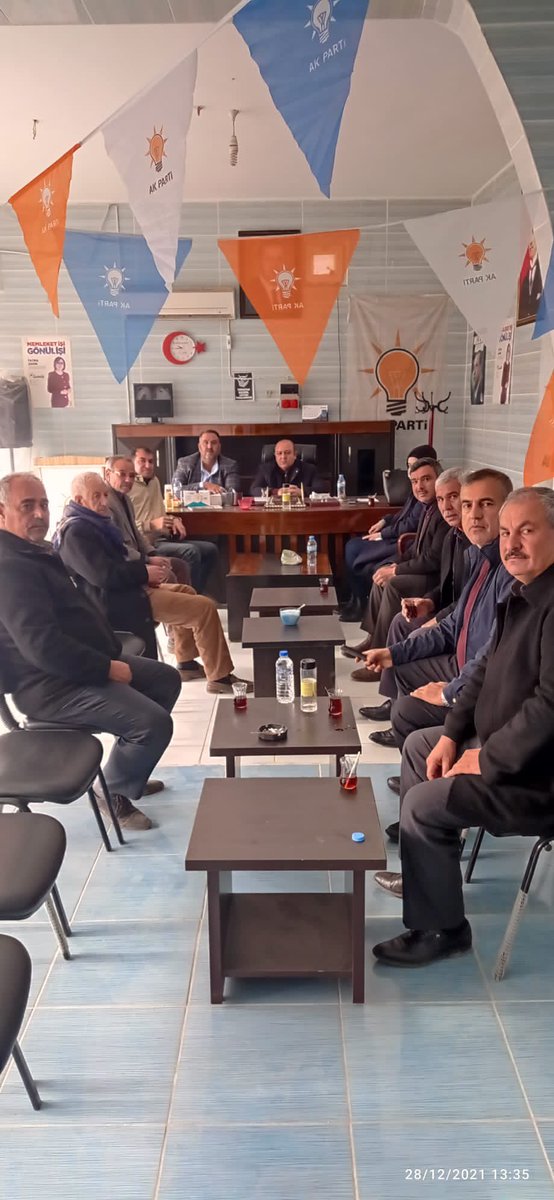 Haftalık olağan toplantımızı il Bşk Yrd katılımıyla yaptık hayırlara vesile olur inşallah