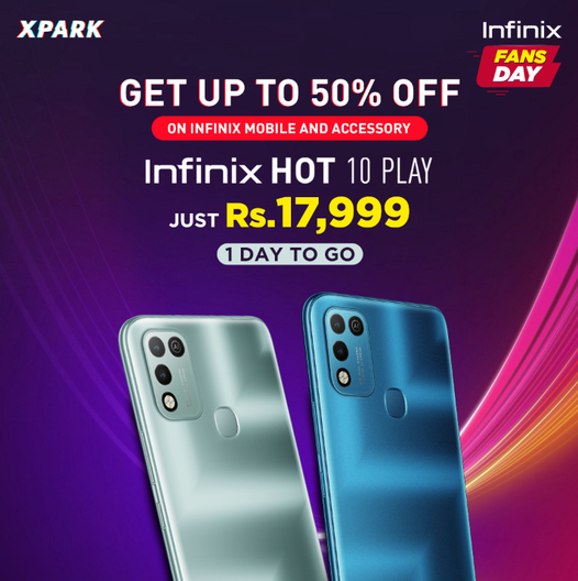 How excited are you guys for the big day? JUST ONE DAY LEFT! Save upto 50% on Infinix Smartphone