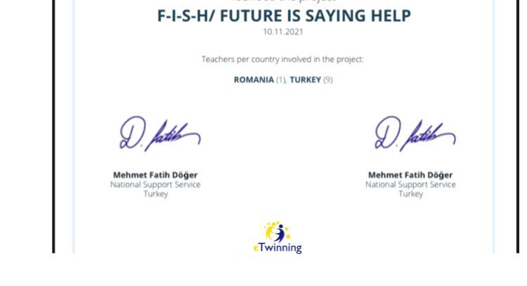 eTwprojectFish's tweet photo. Our project ‘FISH/Future Is Saying Help’ has already started!! 
We will share the activities of this project from this account which was used for another etwinning project before..
@tretwinning @eTwinningEurope https://t.co/rQ0d37uAFD