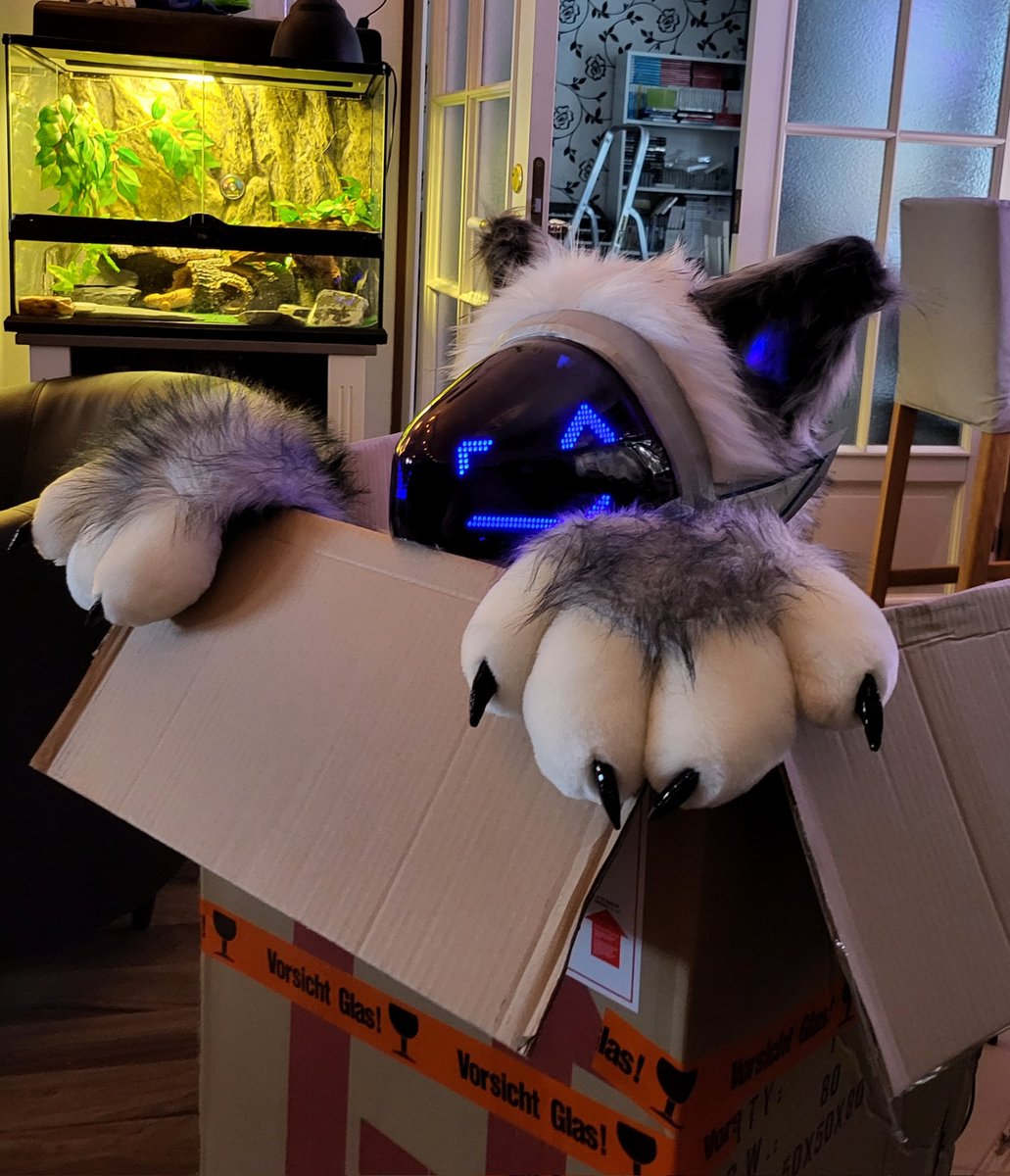 Nolla on X: Snuggletoaster :3 #protogen #fursuit #furry