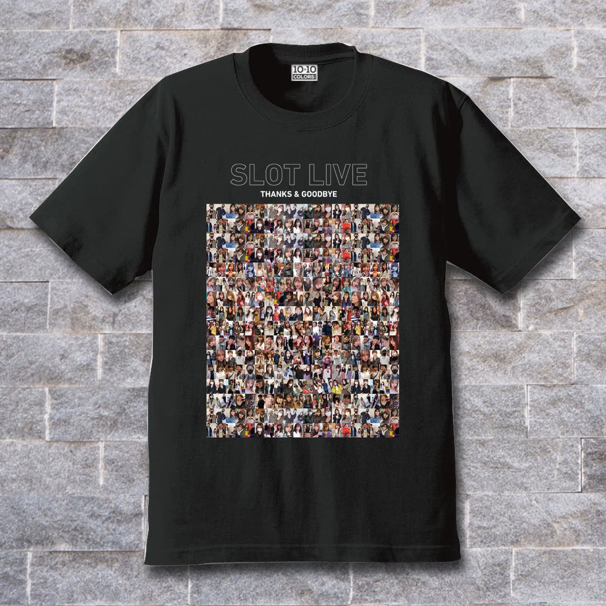【プレゼント🎁企画】
ありがとうございました

スロットライブ記念Tシャツを2種類！
各10枚ずつ、フォロワー1万人達成したら+10枚。計30名様にプレゼント！

フォロー+ RTで応募完了(締切1/10)

#スロットライブ
今回の新作を販売してます
↓↓↓こちらで感謝SALE実施中！
10colors.base.ec