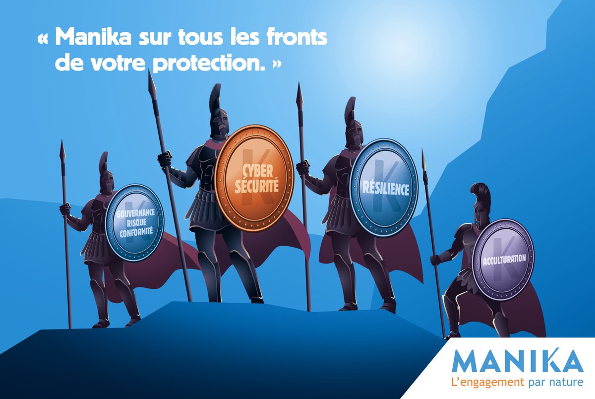 [NEW BRANDING] Aujourd’hui découvrez notre dernier visuel 👀
MANIKA est un cabinet spécialisé en cybersécurité et en résilience. Nous proposons des #conseils, des #audits et des formations spécialisées dans la protection et le renforcement du #systèmedinformation.

#cybersecurité