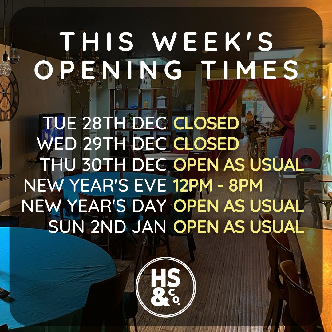 HSandCo_'s tweet photo. We're going to be closed today and tomorrow to have a short, well-earned rest. But don't worry, we'll be back open on Thursday serving your favourites 

#steak #steakhouse #steakdinner #steaknight #sundayroast #stratford #London #pizzanight #seafoodlovers #seafood #photooftheday https://t.co/Hec4KKniHn
