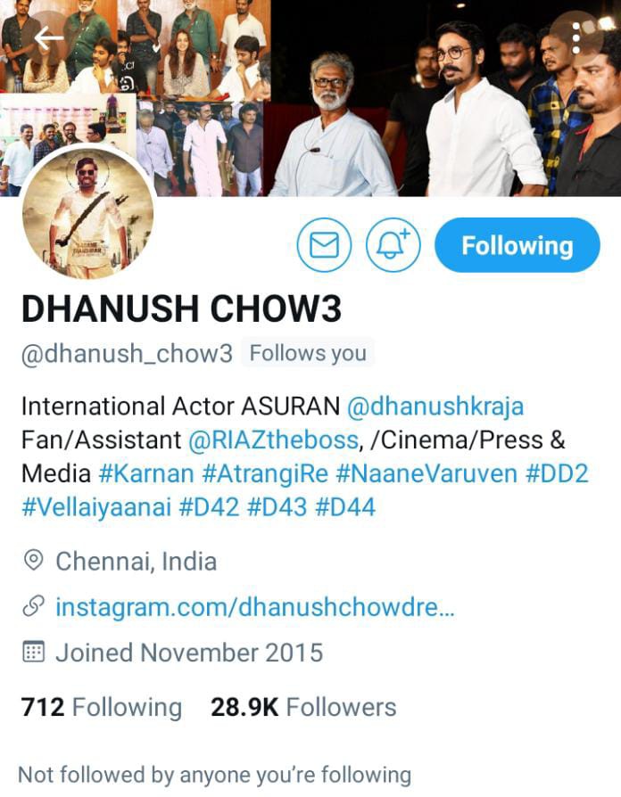 shalini_Twetz's tweet photo. Dear All @dhanushkraja Sir Fans , and friends.. my old account recovery in process. Will share all updates hereafter this handle. Need all your love and support. 

#Dhanush #AtrangiRe #Maaran #Vaathi #Thiruchitrambalam https://t.co/M7KZglHUJQ