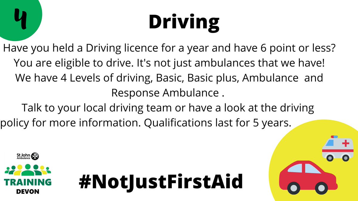 SJADevon's tweet photo. Day 4 of #12DaysOfChristmas. Our first #NotjustFirstAid. Our Drivers in @stjohnambulance keep us running, from moving equipment for logistics to transporting members to events to blue light driving on #NHS shifts.
Our incredible @DriverSja do an awesome job!
#SJADevon https://t.co/tNHsjPW3BQ