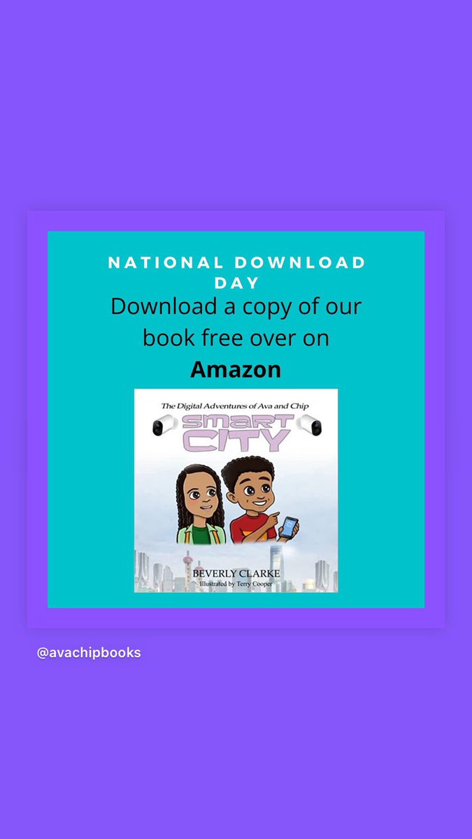 Our book is available free on #kindle today only. Head on over to #Amazon and be sure to leave us a ⭐️⭐️⭐️⭐️⭐️ star review 😁

amzn.to/3mXJmmB

#nationaldownloadday #ChildrensBooks #avachipbooks