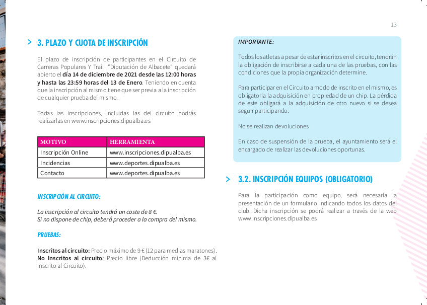 🚩 #CCPP | Más de 1.000 corredores ya están inscritos en el XX Circuito Provincial de Carreras Populares o VI Circuito de Trail.

👉 El plazo finaliza el día 13 de enero.
👉 Precio de inscripción al circuito: 8 €

🏃‍♀️ ¿Aún no te has apuntado? ¡Inscríbete!
deportes.dipualba.es/Home/Inscripci…