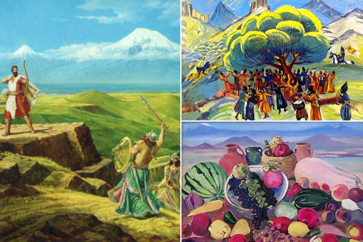 armenia's tweet photo. #DYK: #Armenians have been celebrating #NewYear since time immemorial. #Holiday was also called by other names: #Navasard, #Taremut, #Tareglukh, #Kaghand. Even today, in many families, children are looking forward to the arrival of "Kaghand Papik" (#SantaClause) & his gifts. https://t.co/ayKbRxsV5s