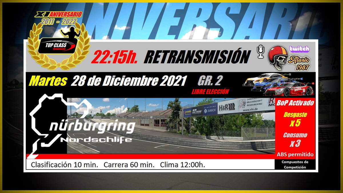 TOP CLASS COMPETICIÓN tweet media