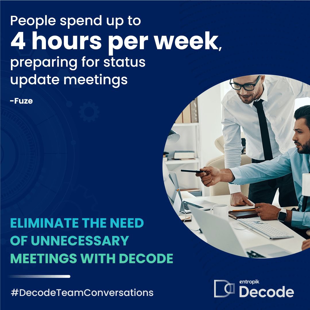 by_decode's tweet image. With Decode, access your conversation recordings seamlessly, and utilize tags and highlights to track key task assignments, so that you do not waste time organizing status update meetings.

#Futureofwork #EntropikTech #Decode 
#SingleSource #GetEarlyAccess #SignUpNow