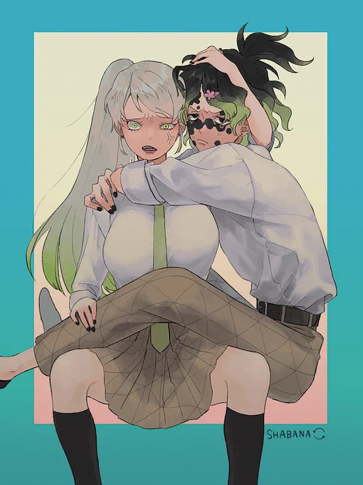 入れ替わっちゃった謝花兄妹⛏🌸 