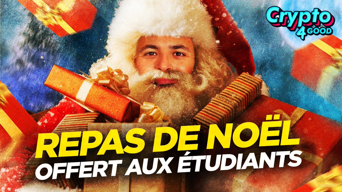 Quand je ne suis pas dans la crypto 😅

Le 25 décembre nous avons organiser un déjeuné de Noël pour 100 étudiants :) 

👉 youtu.be/SJh8mlv9r1g

Un grand merci à la <a href="/La_FAGE/">FAGE</a>  pour son aide 🙇