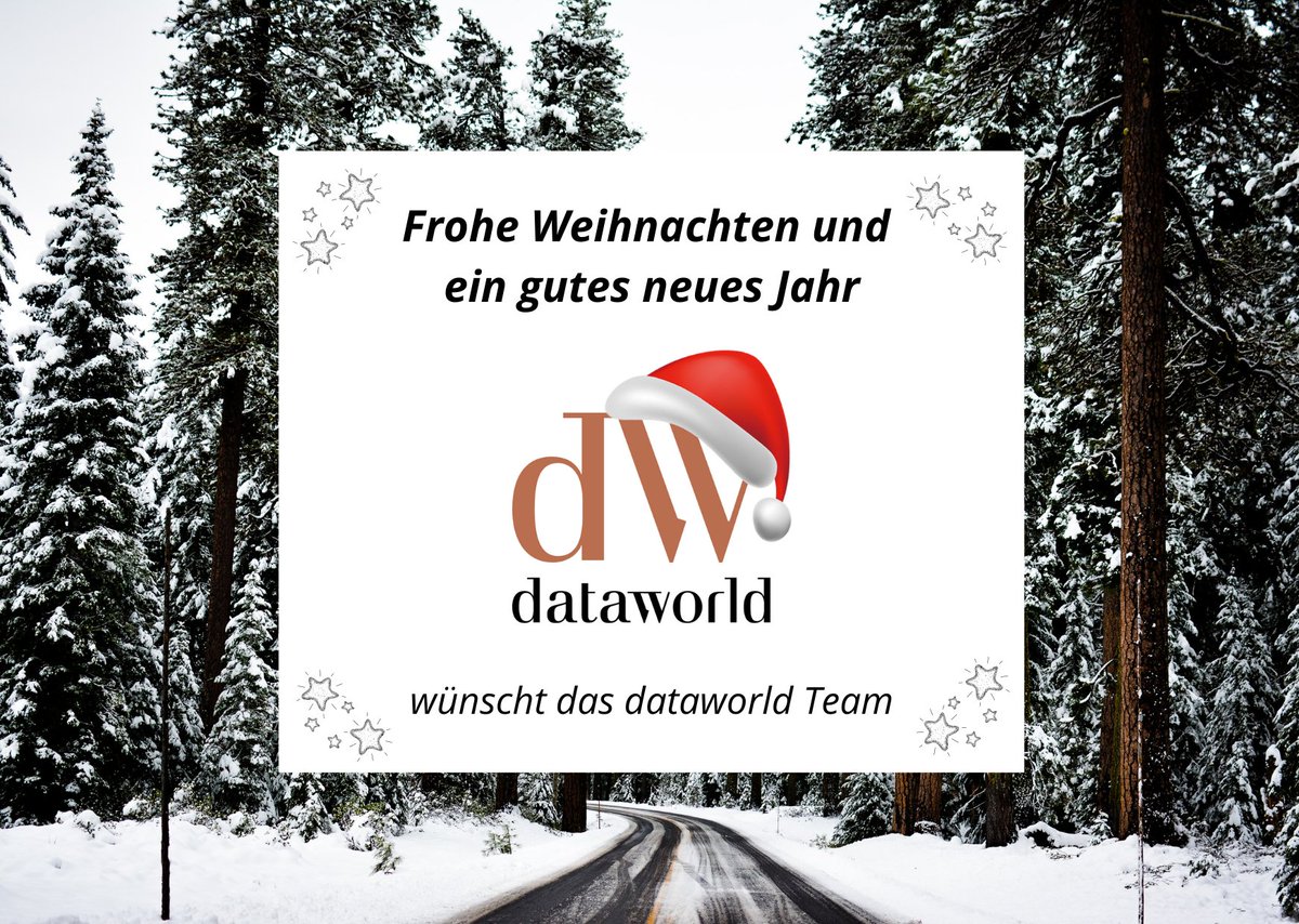 dW_dataworld's tweet image. ⭐️🎄Wir wünschen frohe Festtage und en guete Rutsch an all unsere Kunden und Mitarbeiter!🎄⭐️

Wir bedanken uns für die vertrauensvolle und erfolgreiche Zusammenarbeit und Unterstützung im 2021. Wir freuen uns auf das Jahr 2022 und darauf, was die Zukunft für uns bereithält!