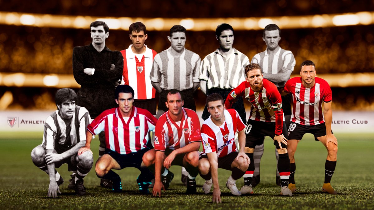 AthleticClub's tweet photo. 📸 El once inicial con los leones que más partidos han jugado en la historia del Athletic.

¿Conoces a todos❓
🔗 https://t.co/ilyixp1tDL

Para guardar en favoritos ❤️🤍

#AthleticClub 🦁 https://t.co/D17X7H2LM6