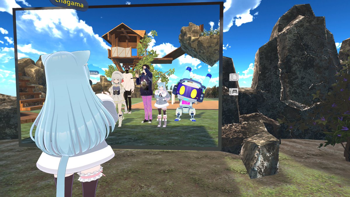 NumberGood_fps's tweet photo. 今日VRチャット始めて、たまたま会った親切な方に色々案内してもらってすごい楽しかった；；
これははまりそう！
 #VRChat始めました https://t.co/qBHe2lmZny