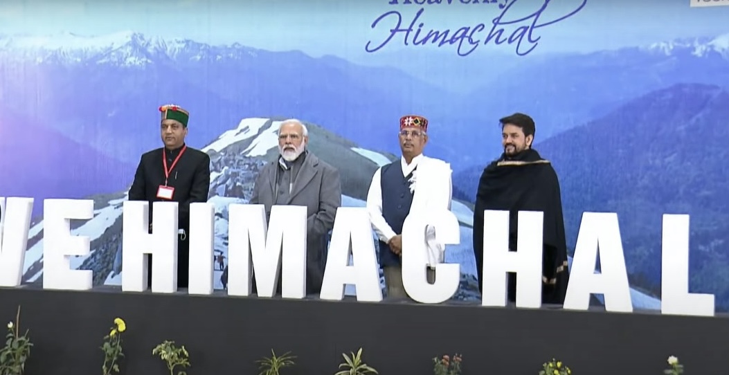 DoIndustries_HP's tweet photo. #HimachalPradesh organised the 2nd Ground Breaking Ceremony on December 27, 2021 at Paddal Ground, Mandi. The grounding of 287 projects worth Rs. 28,197 Crore was held in the gracious presence of our Chief Guest, Shri @narendramodi, Prime Minister of India.
#GBC2 #RisingHimachal https://t.co/gC3Pe7XVDt