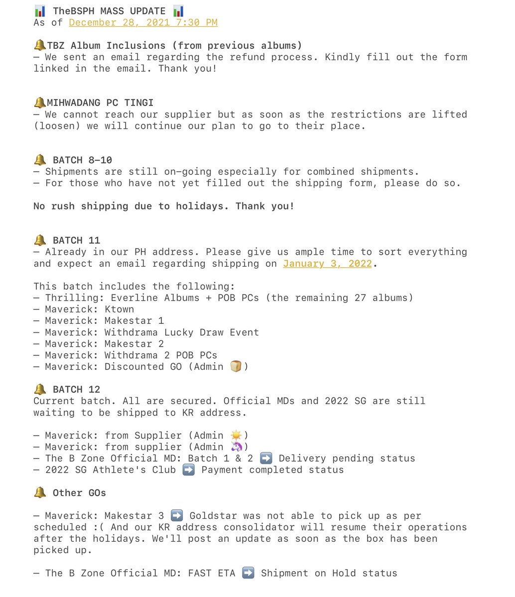TheBScribblesPH's tweet photo. [#TheBSPHUpdates ❤️📢]
📊MASS UPDATE as of 12.28.21 📊

Kindly read everything for clarifications. If you have any questions or concerns, please do not hesitate to dm us! Stay safe and stay healthy, The Bs!

Thank you very much! 🥰 https://t.co/ZBXbpLXZPL