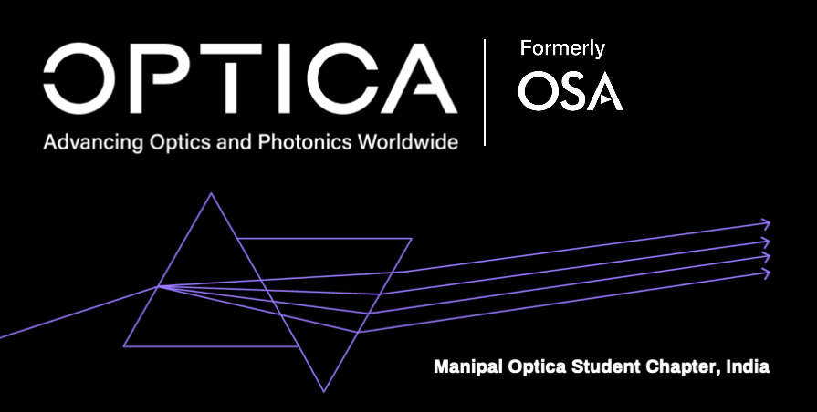 OPTICA_Manipal's tweet photo. Hello world!
September this year, the Optical Society (also known as OSA) was rebranded as OPTICA. Thus we also got a name change. We will now be known as the Manipal Optica Student Chapter. 
#WeAreOptica https://t.co/fFv7BGv7l5