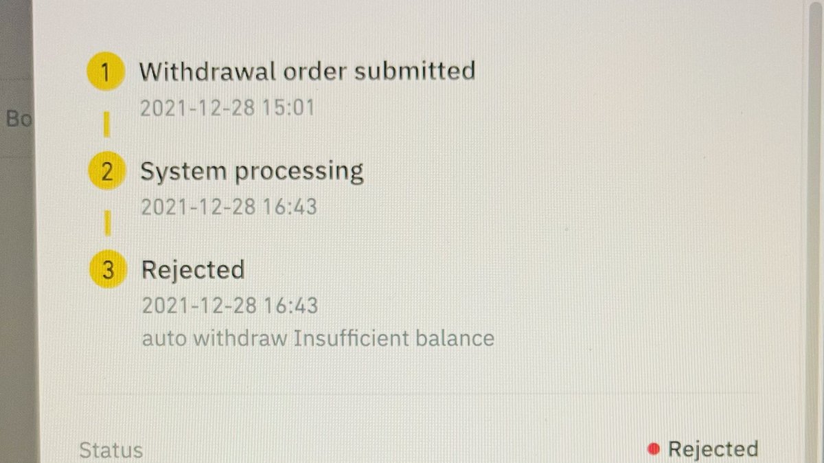 Crypto4Knight's tweet photo. Why my withdrawal is being rejected? 
I have sufficient balance...    #Binance #cz_binance #IOTA #Airdrop #Crypto https://t.co/EjEaJpdyUn